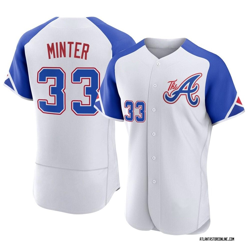 A.J. Minter Jersey, Authentic Braves A.J. Minter Jerseys & Uniform