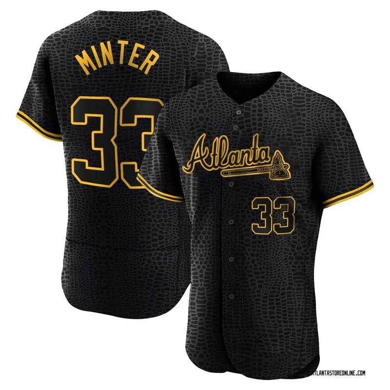 A.J. Minter MLB Authenticated and Game-Used 1974 Style Jersey