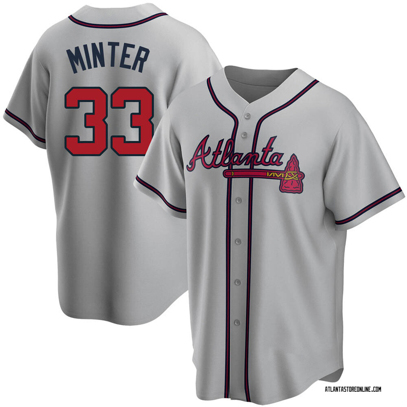  500 LEVEL A.J. Minter Long Sleeve Shirt - A.J. Minter Atlanta  Script : Sports & Outdoors