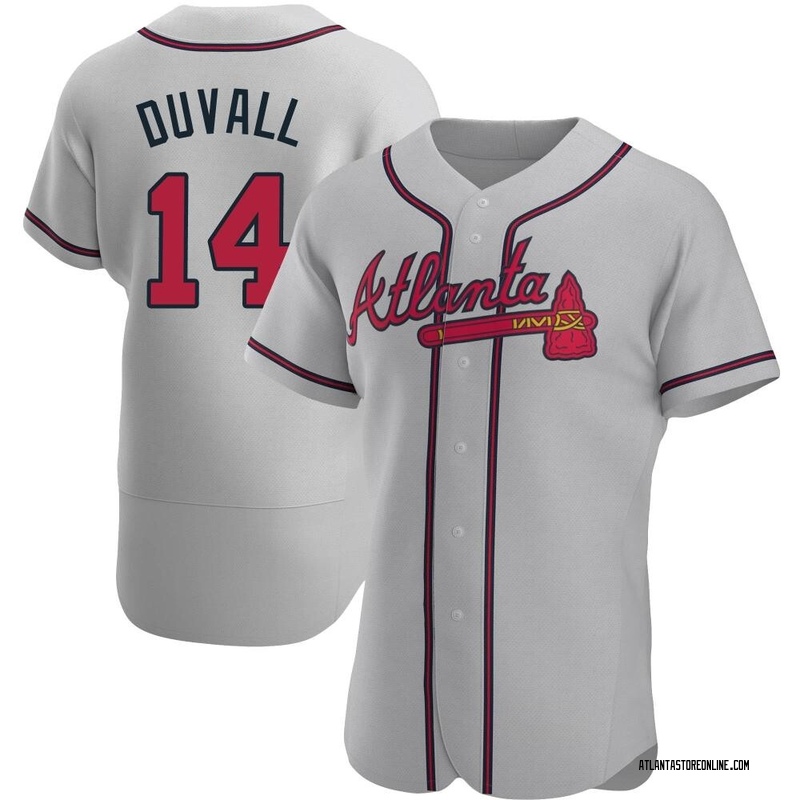 Adam Duvall Men's Atlanta Braves Road Jersey - Gray Authentic