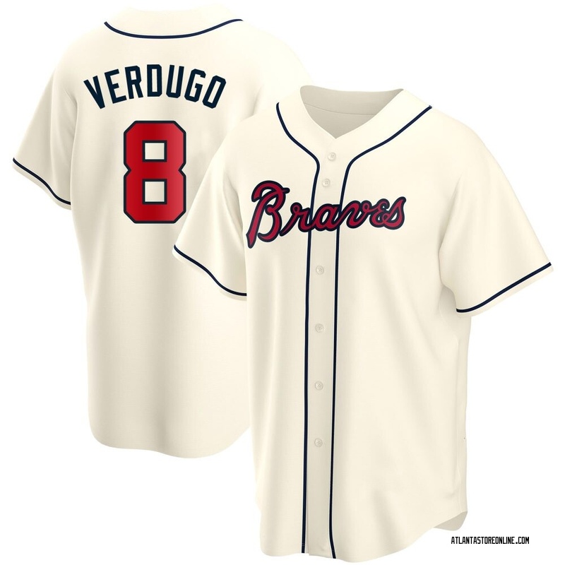 Alex Verdugo Youth Atlanta Braves Alternate Jersey - Cream Replica