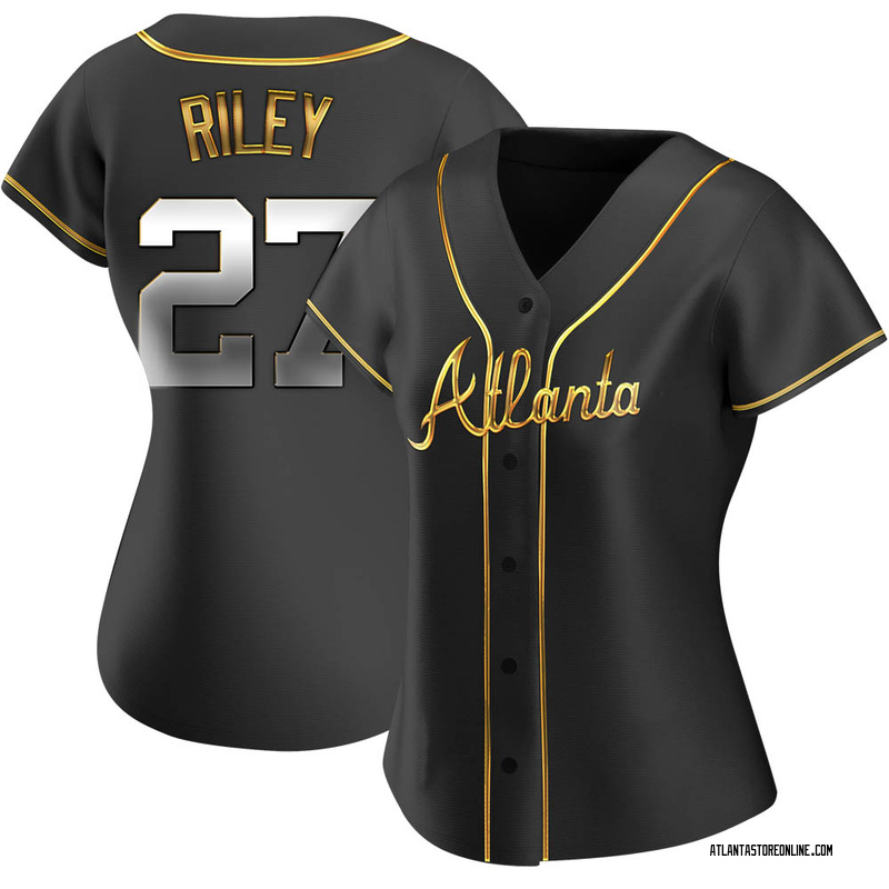 Men's Nike Austin Riley White Atlanta Braves Home Replica Player Jersey, M