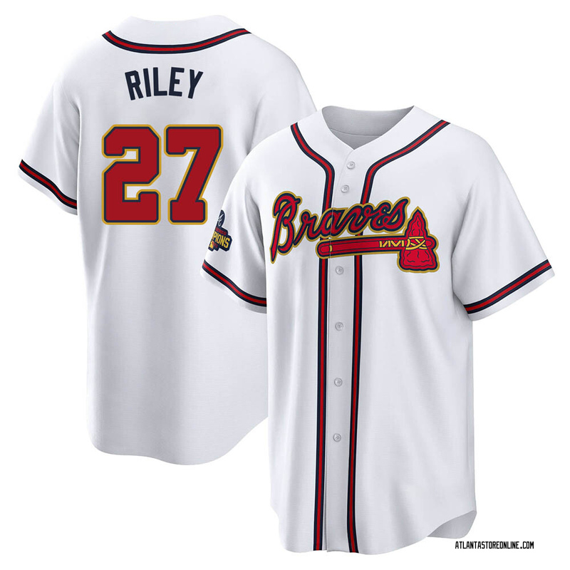 Austin Riley Game-Worn Jersey - 2021 World Series Game 6 - Size 48