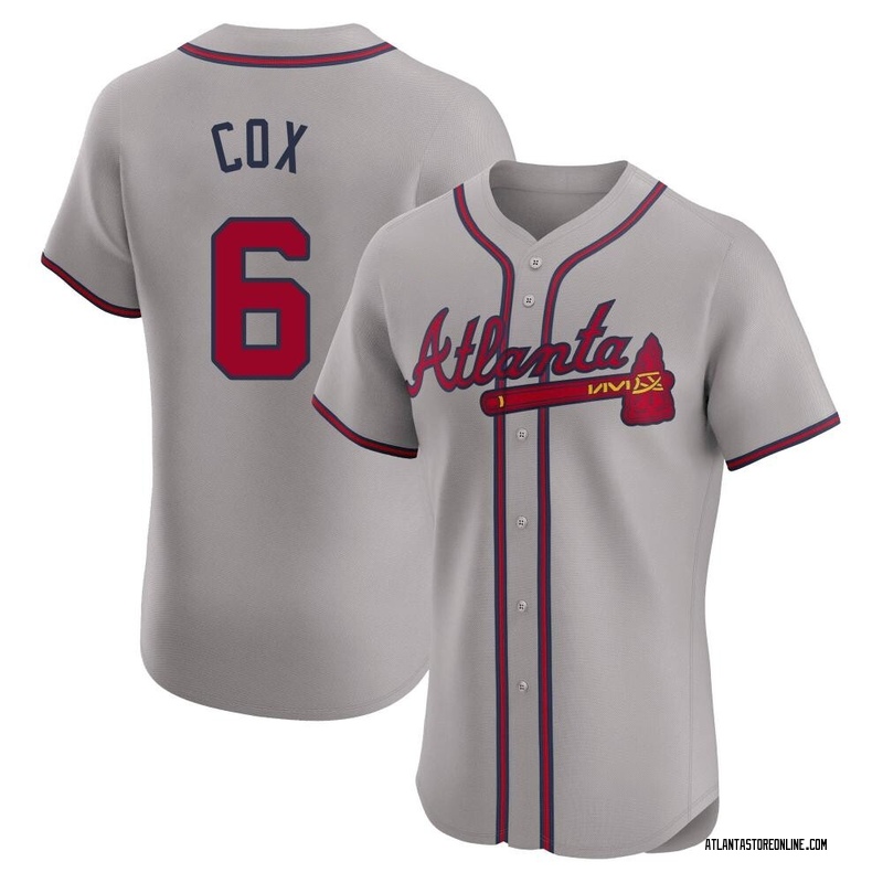 Bobby Cox Men's Atlanta Braves Road Jersey - Gray Elite