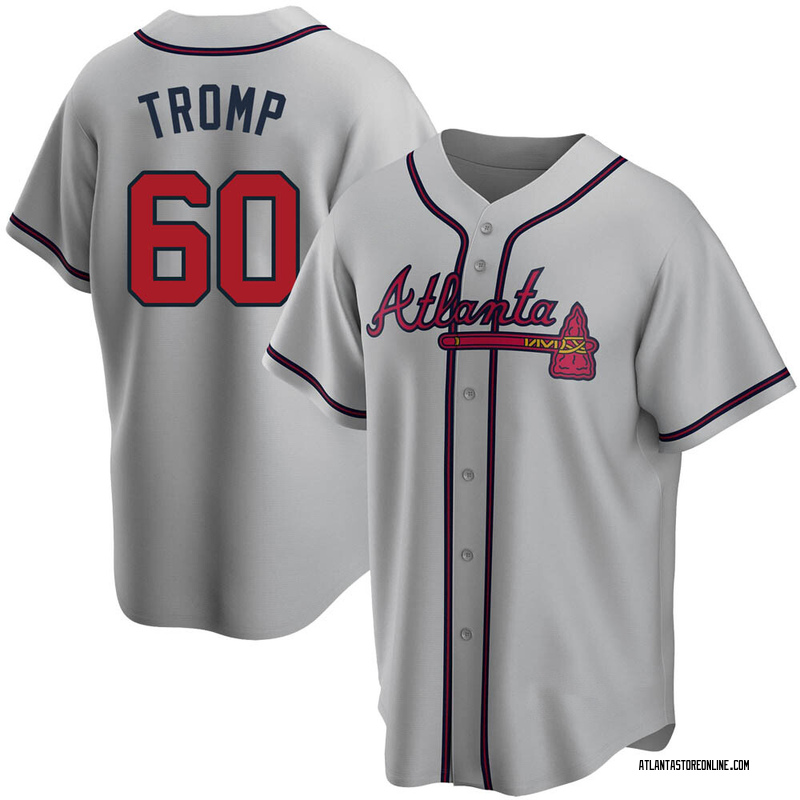 Chadwick Tromp Men's Atlanta Braves Road Jersey - Gray Replica