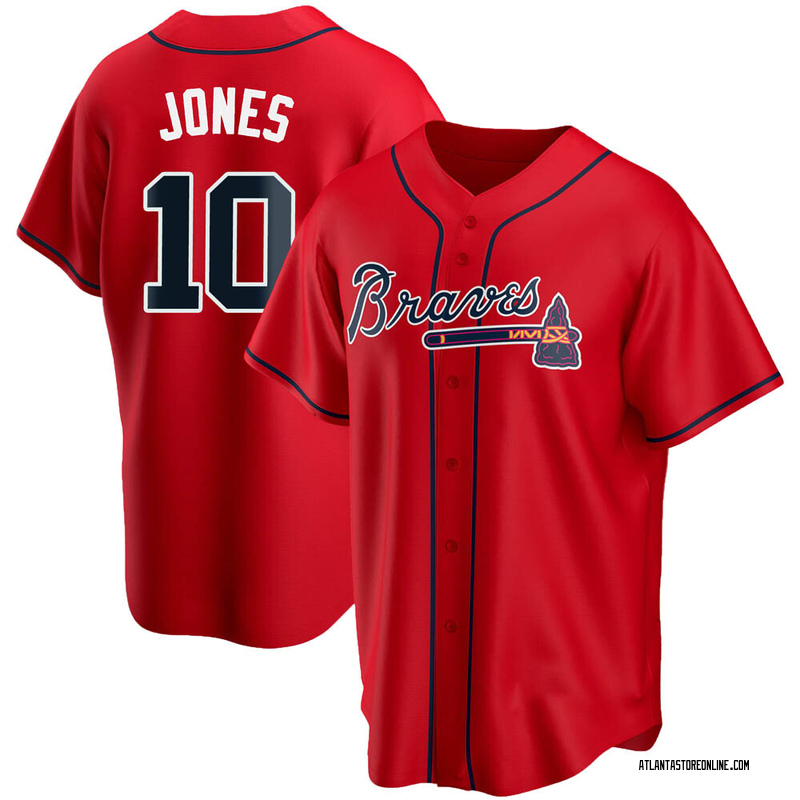 chipper jones baseball jersey