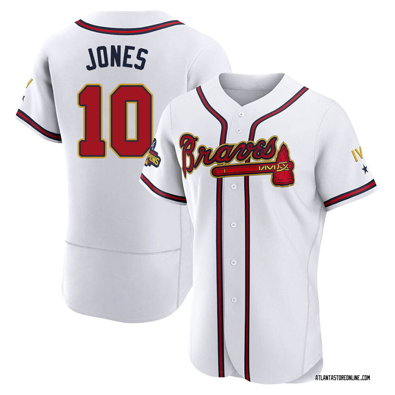 Nike Chipper Jones Jersey - ATL Braves Adult Home Jersey