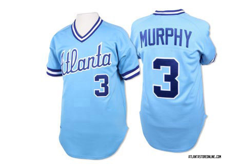 blue atlanta baseball jersey