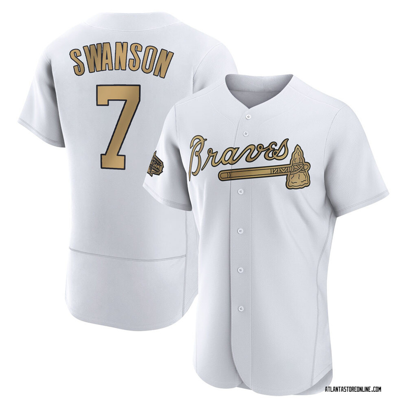 dansby swanson white jersey