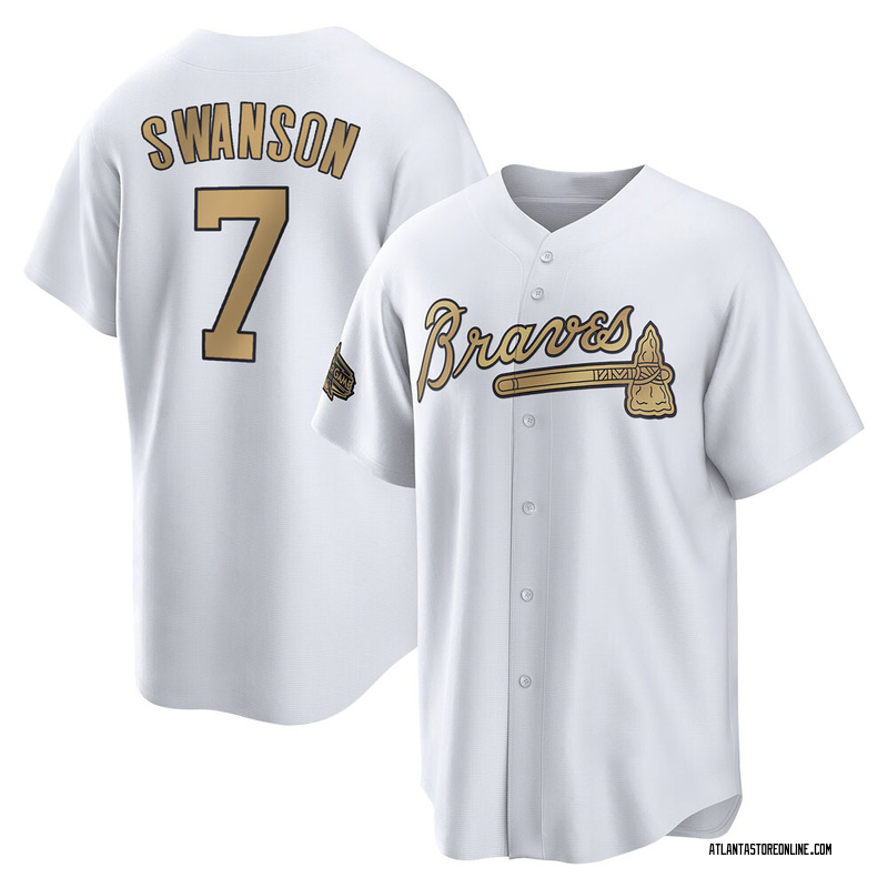 Dansby Swanson Youth Atlanta Braves Replica 2022 All-Star Jersey - White  Game