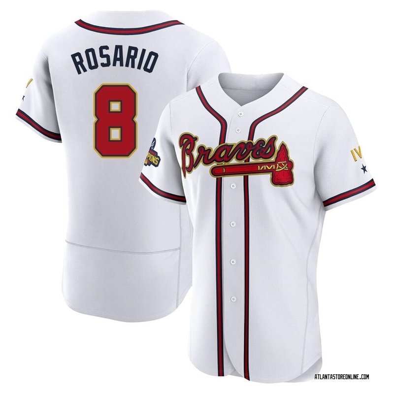 Eddie Rosario Men's Atlanta Braves White 2022 Program Jersey