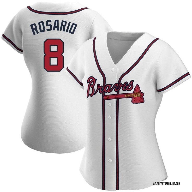 Eddie Rosario Women's Atlanta Braves Home Jersey - White Replica