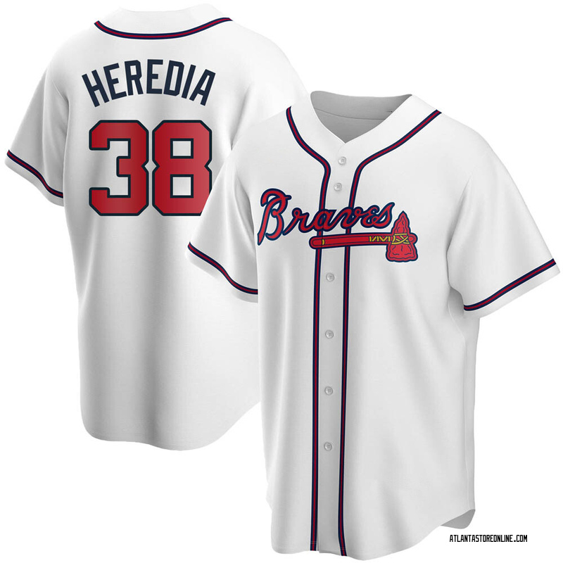 Guillermo Heredia Men's Atlanta Braves Home Jersey - White Replica