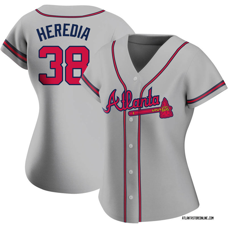 Guillermo Heredia Women's Atlanta Braves Road Jersey - Gray Replica