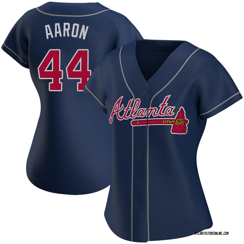 hank aaron game used jersey