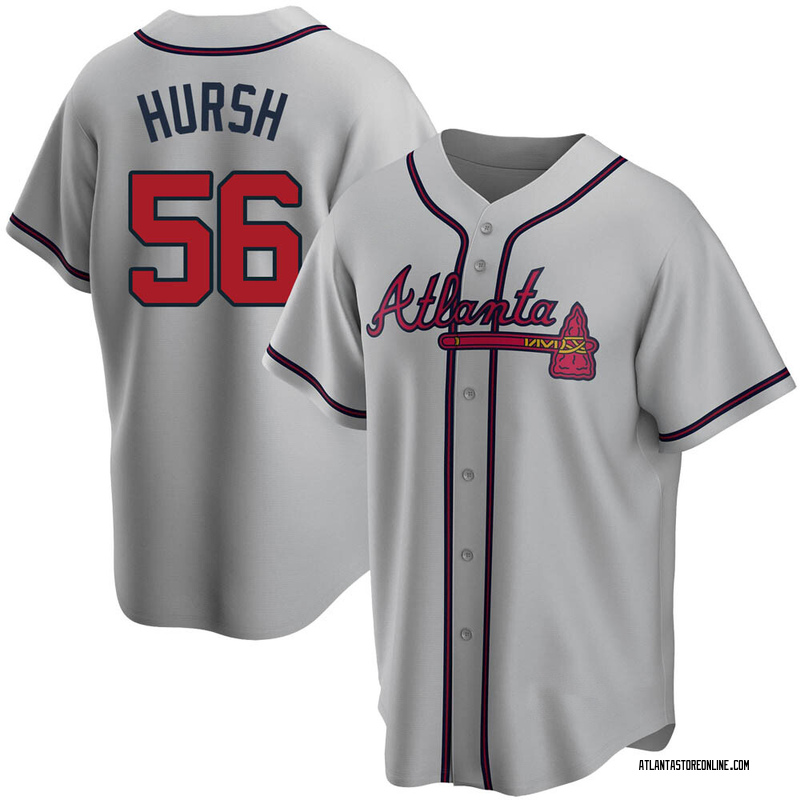 Jason Hursh Men's Atlanta Braves Road Jersey - Gray Replica