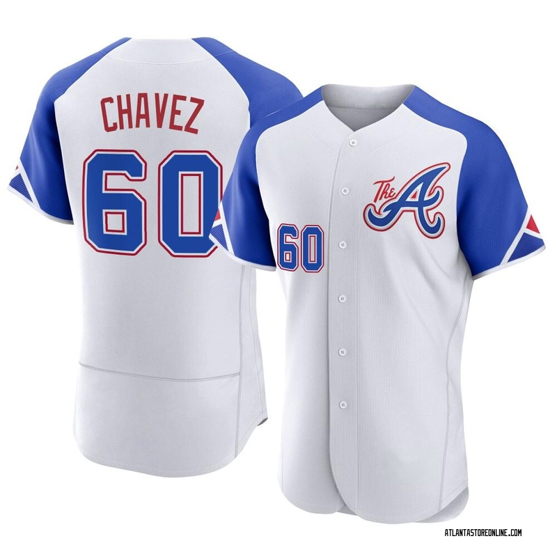 Jesse Chavez Men's Atlanta Braves 2023 City Connect Jersey - White Authentic