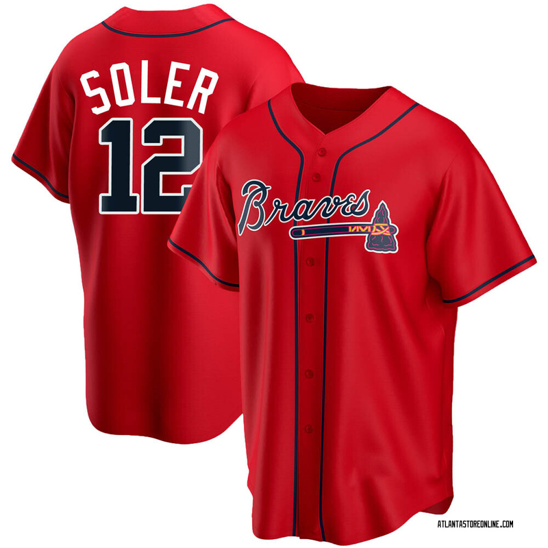 Jorge Soler Youth Atlanta Braves Alternate Jersey - Red Replica