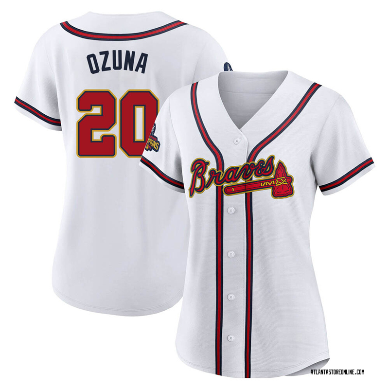 Authentic Braves Marcell Ozuna Jerseys 