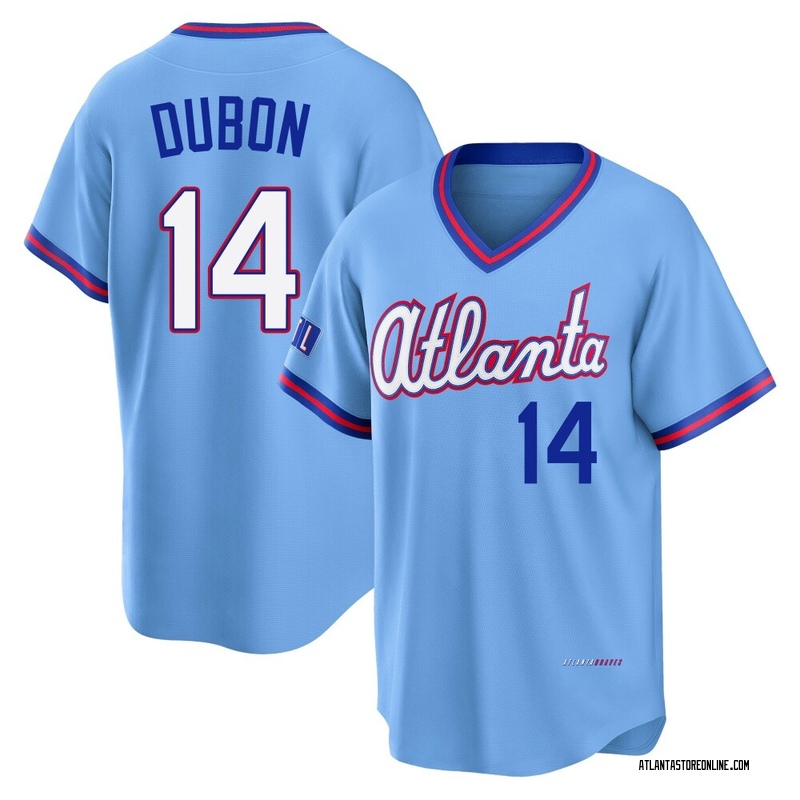 Mauricio Dubon Men's Atlanta Braves Powder 2026 City Connect Stadium Jersey - Blue Limited