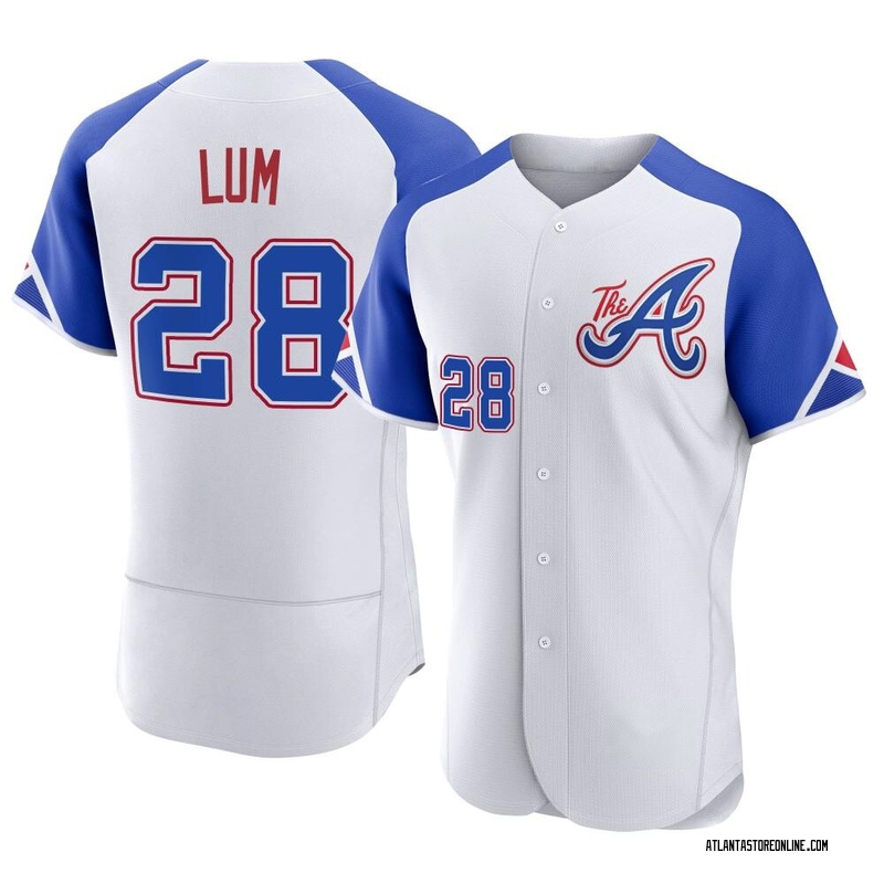 Mike Lum Men's Atlanta Braves 2023 City Connect Jersey - White