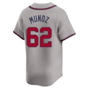 Rolddy Munoz Youth Atlanta Braves Away Jersey - Gray Limited