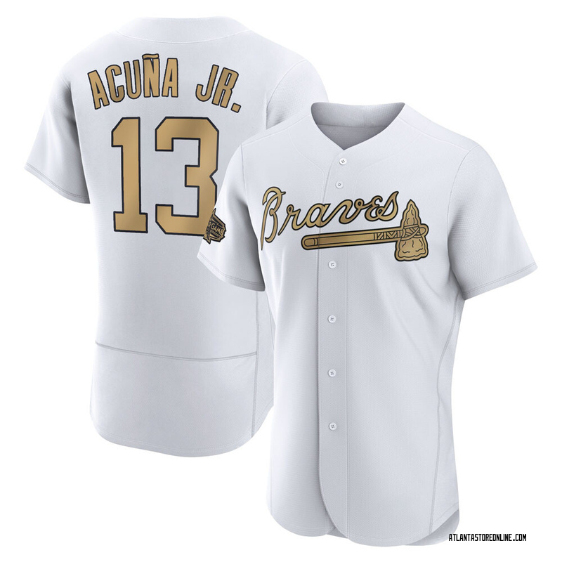 white ronald acuna jr jersey