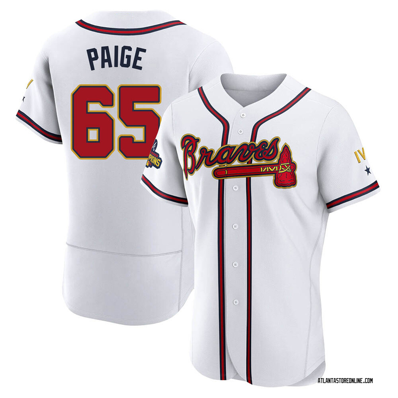 Satchel Paige Jersey, Authentic Braves Satchel Paige Jerseys