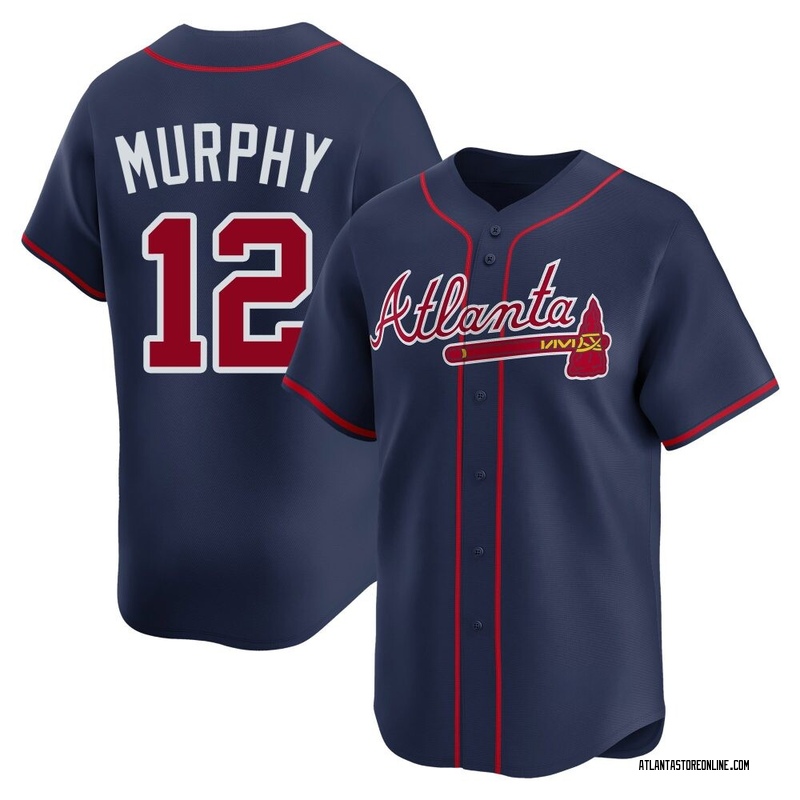 Sean Murphy Men's Atlanta Braves Alternate Jersey - Navy Limited