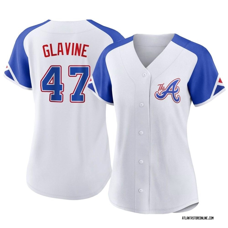 Tom Glavine Women's Atlanta Braves 2023 City Connect Jersey - White Replica