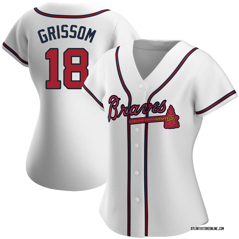 Vaughn Grissom Women's Atlanta Braves Home Jersey White Authentic